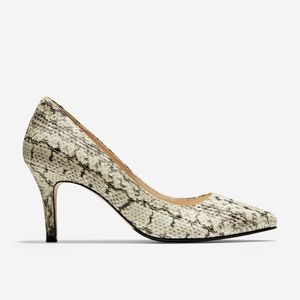 Cole Haan Snakeskin Juliana Pumps